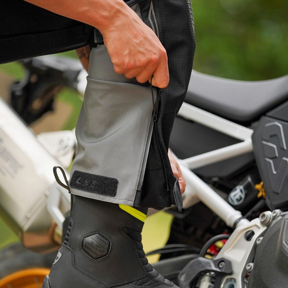 Pantalon LS2 Apollo Hombre Negro / Gris